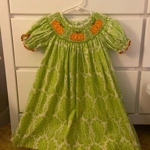 Shrimp & Grits kids smocked dress size 2T